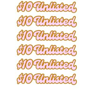 $10 Unlisted Live Item